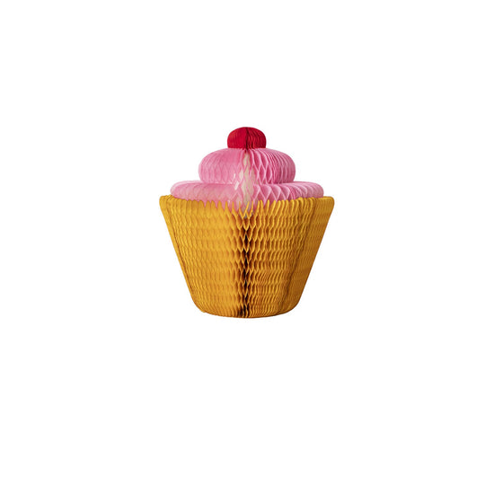 Large Honeycomb Cupcake