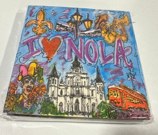 Load image into Gallery viewer, I Love NOLA Napkins
