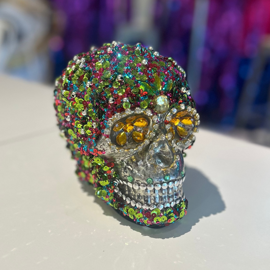 Light Up Jeweled Skull – Sparkle and Swag Party