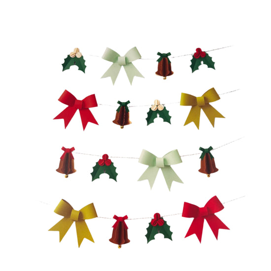 Merry & Bright Bow Garland Kit