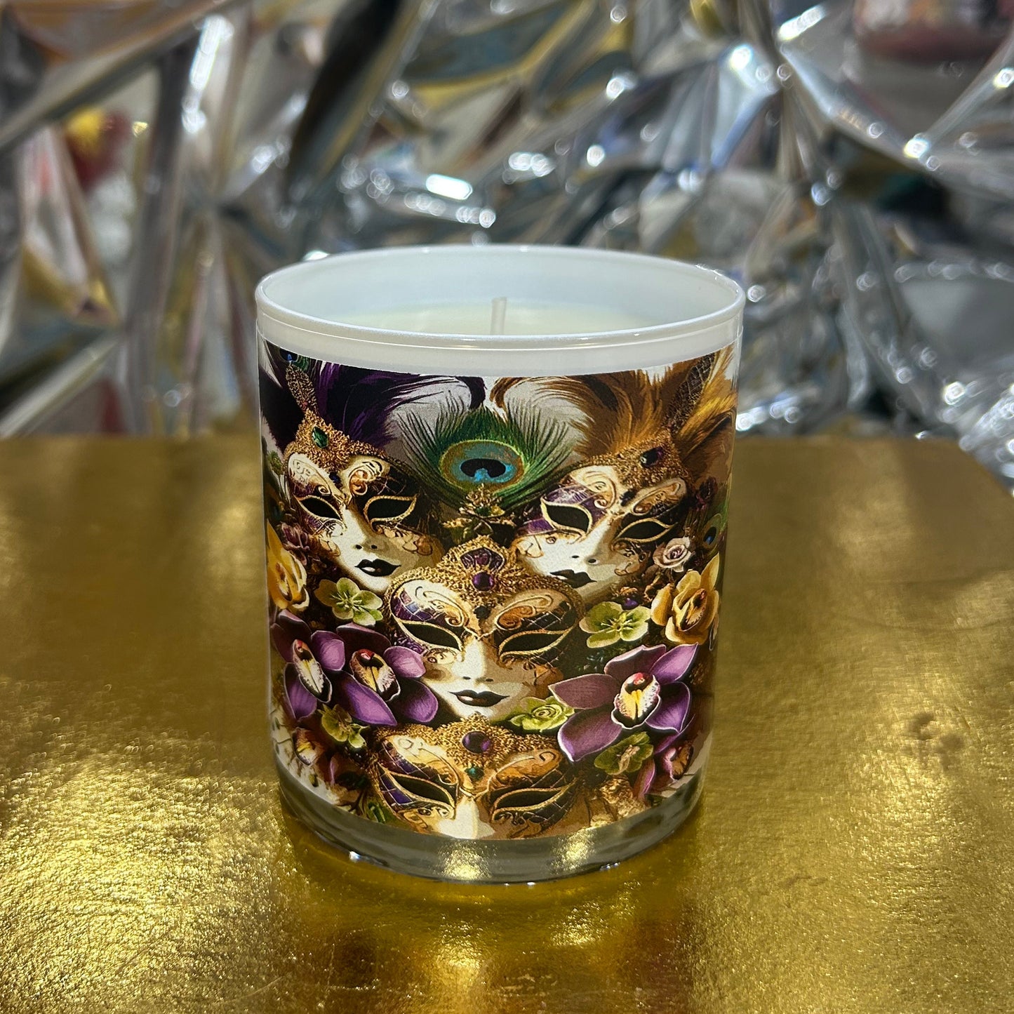 Mardi Gras Masks Soy Candle