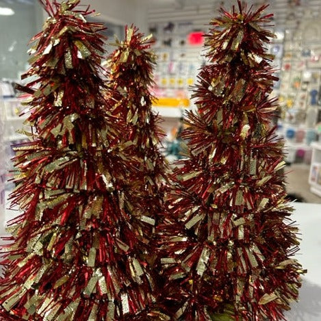 Load image into Gallery viewer, Christmas Decor Mini Tinsel Tree
