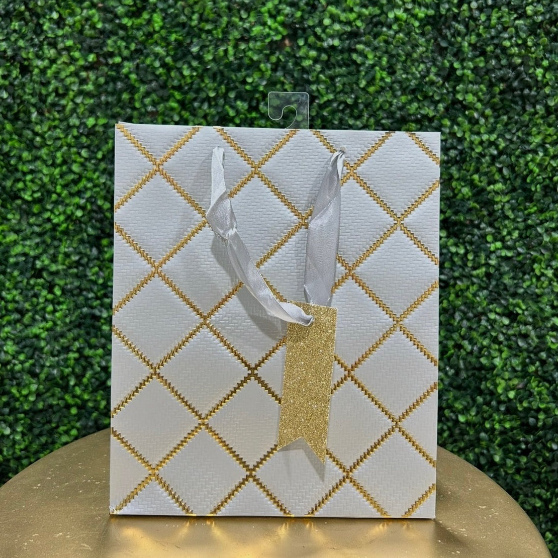 Embossed Lattice Gift Bag