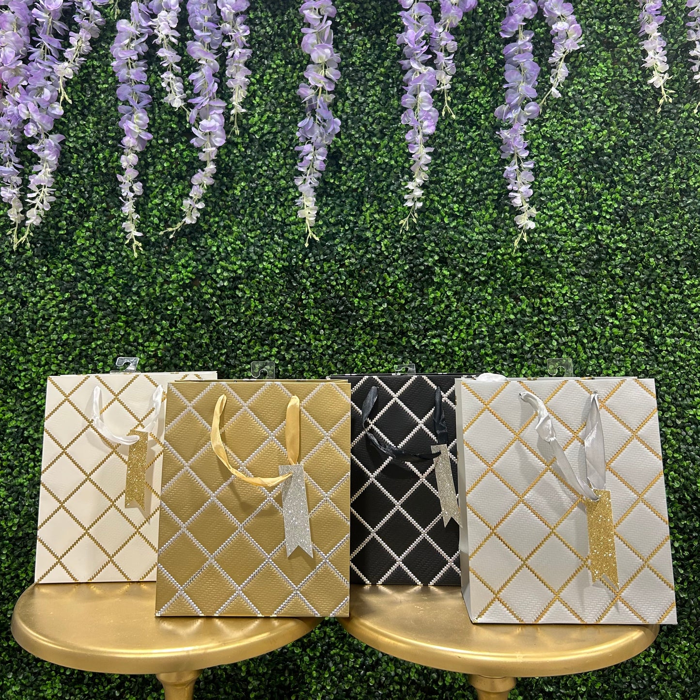 Embossed Lattice Gift Bag