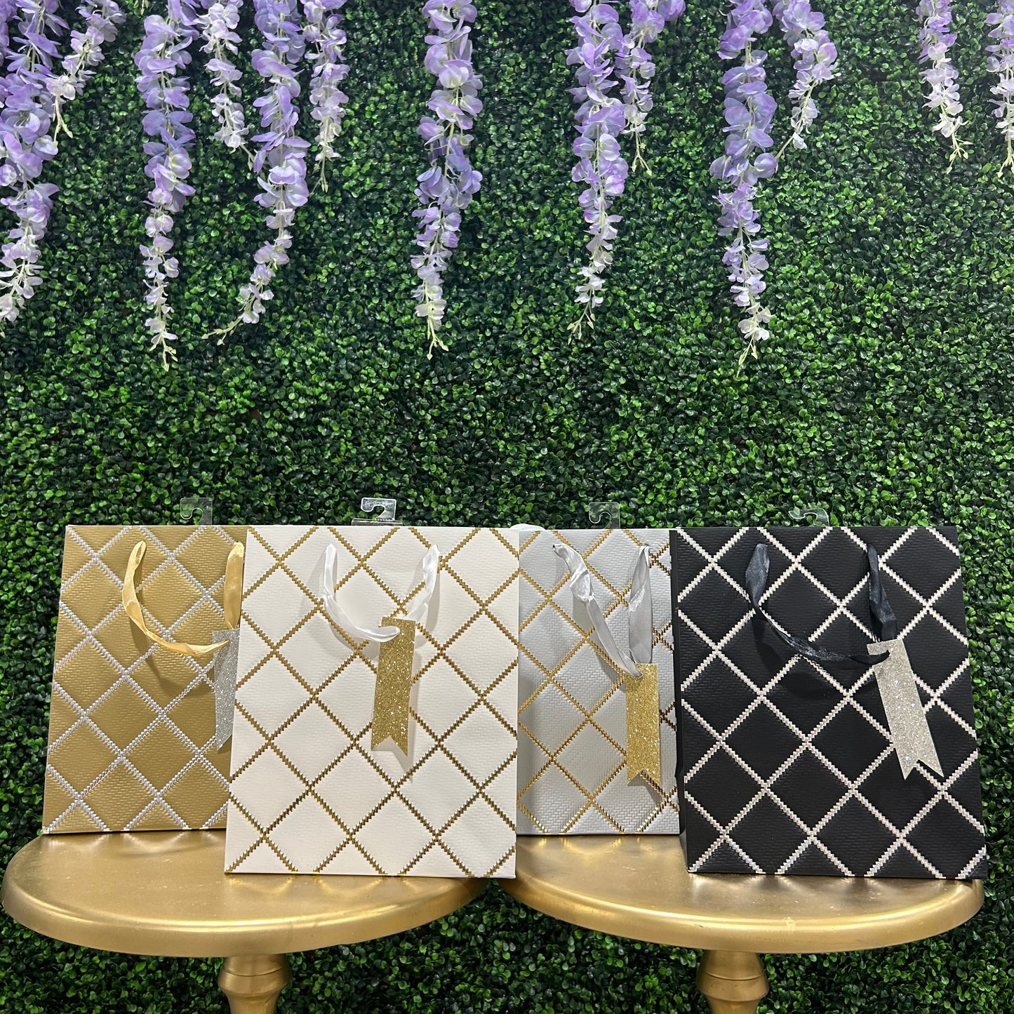 Embossed Lattice Gift Bag