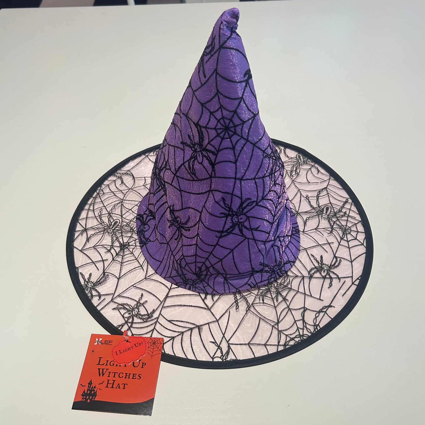 Light Up Witches Web Hat