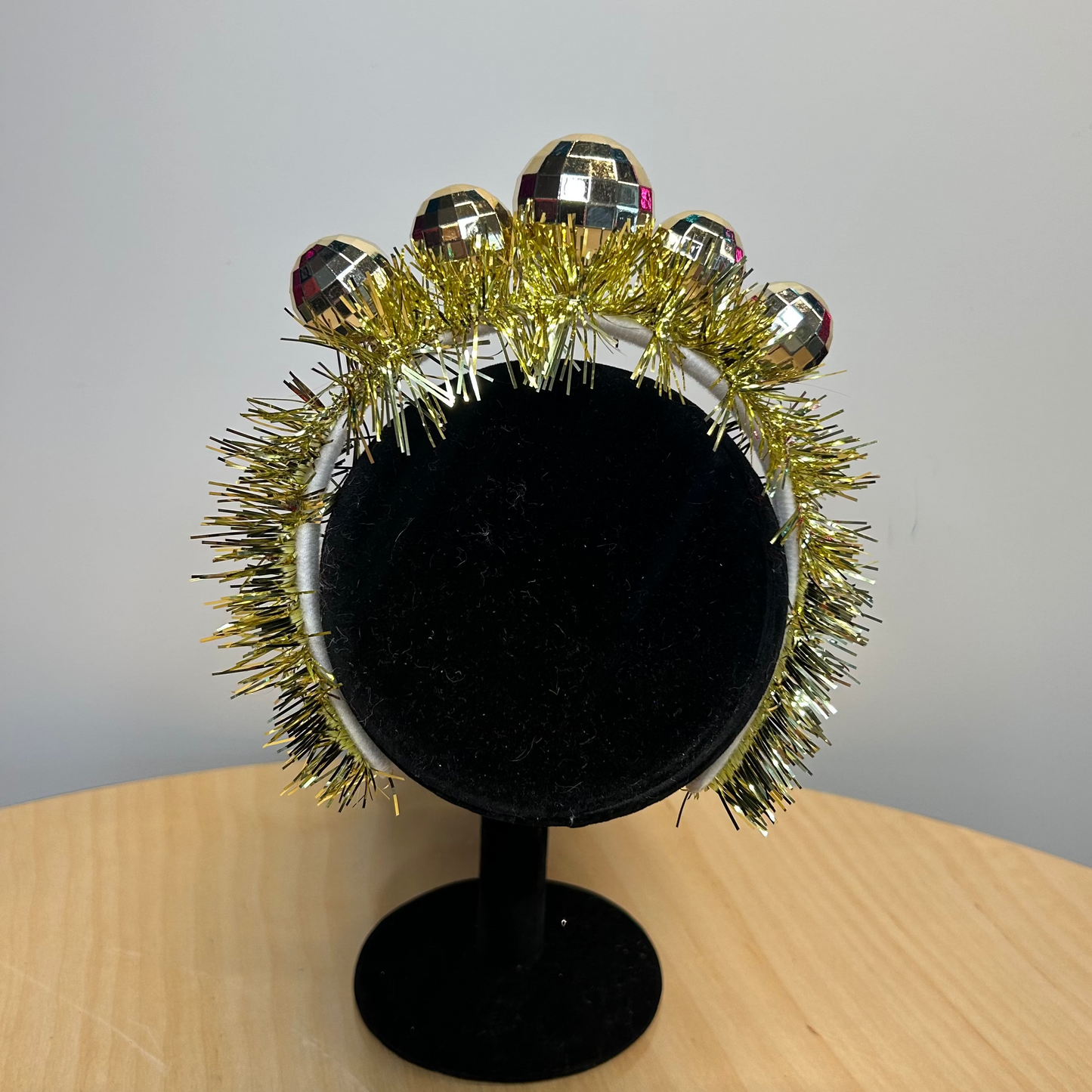 Disco Ball Tinsel Headband