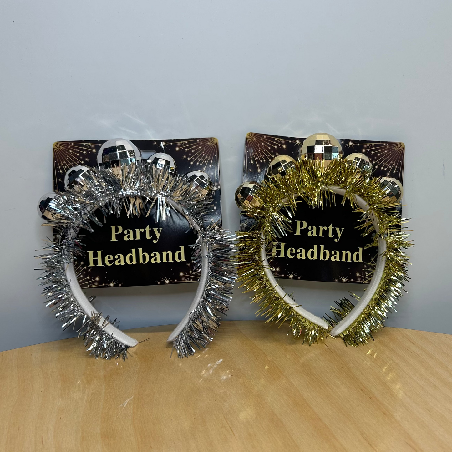 Disco Ball Tinsel Headband