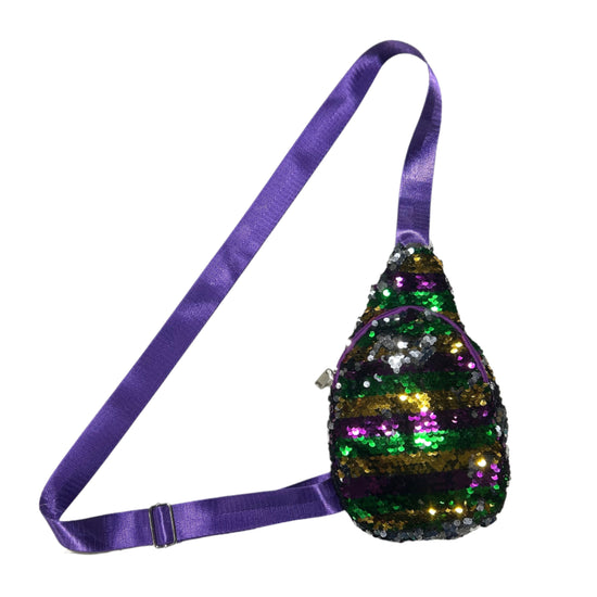 Mardi Gras Sequin Shoulder Bag