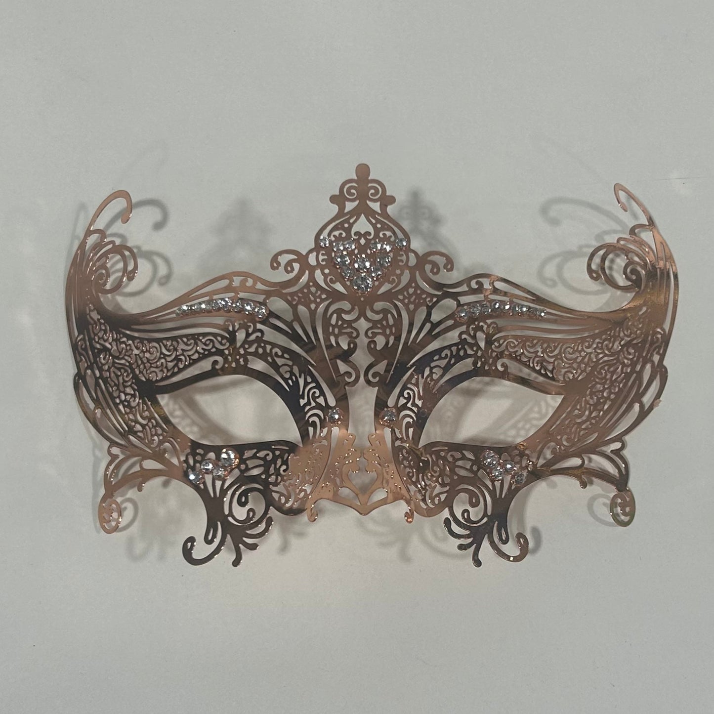 Copper Mask with Rhinestones