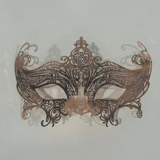 Copper Mask with Rhinestones