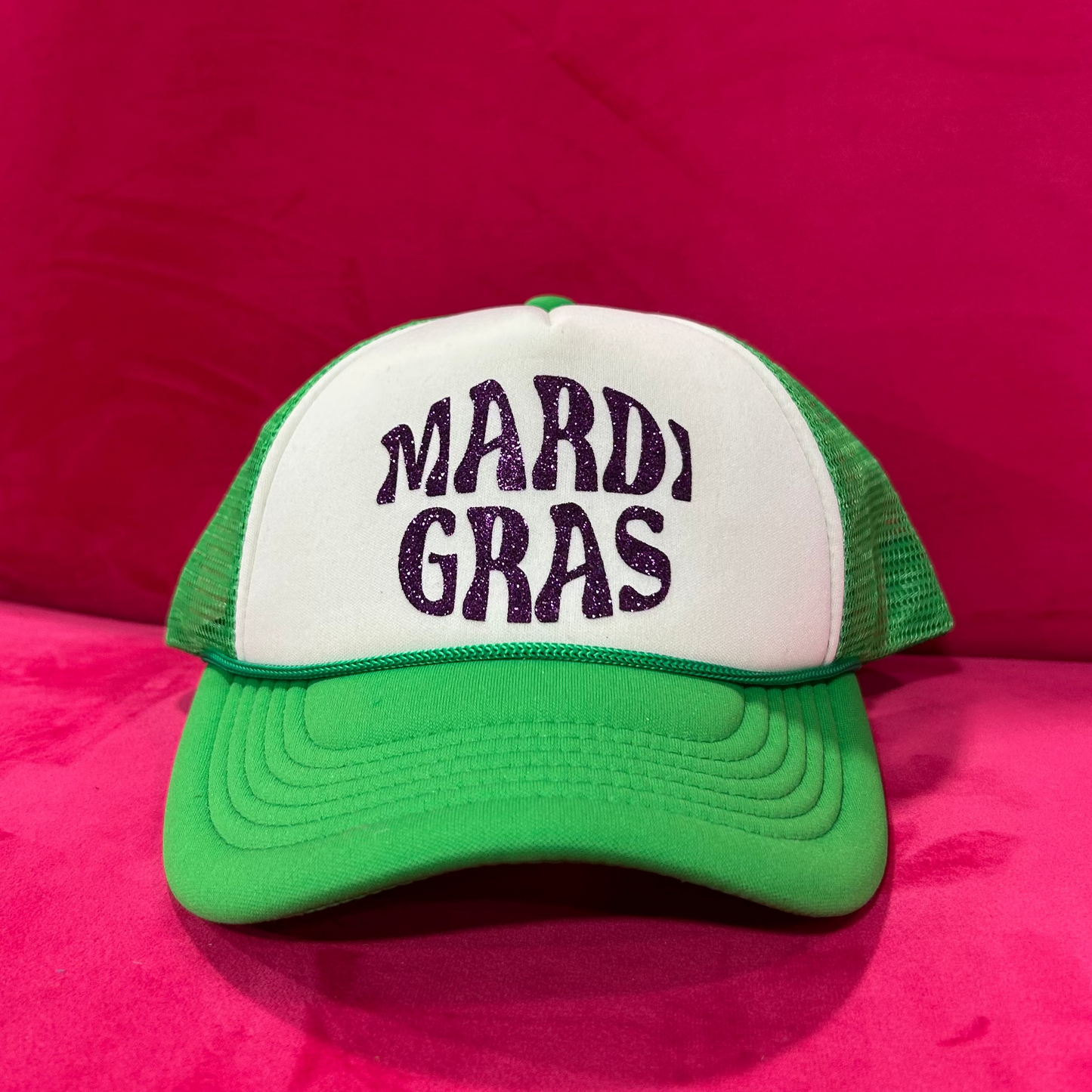 Custom Mardi Gras Trucker Hat