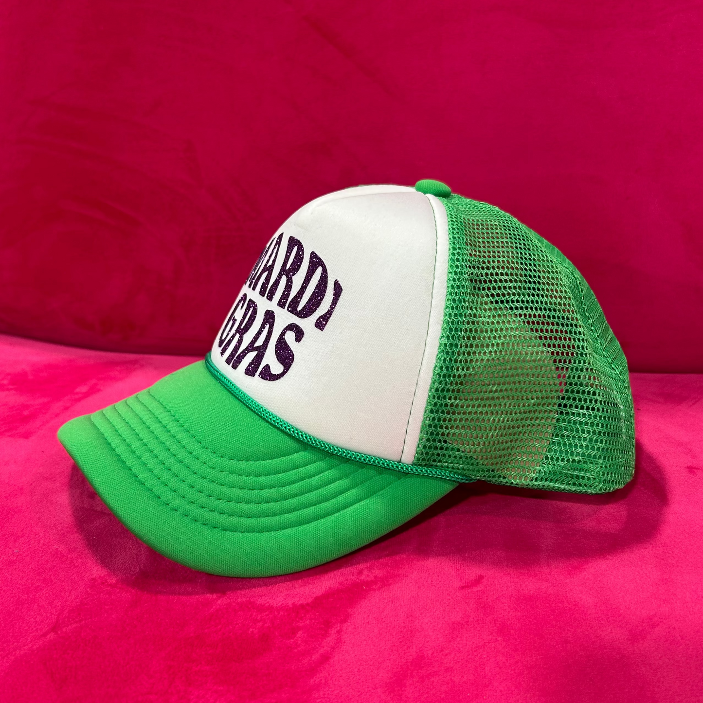 Custom Mardi Gras Trucker Hat