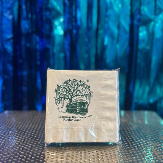 Rouler Wave Tulane Napkins