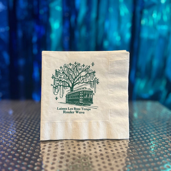 Rouler Wave Tulane Napkins