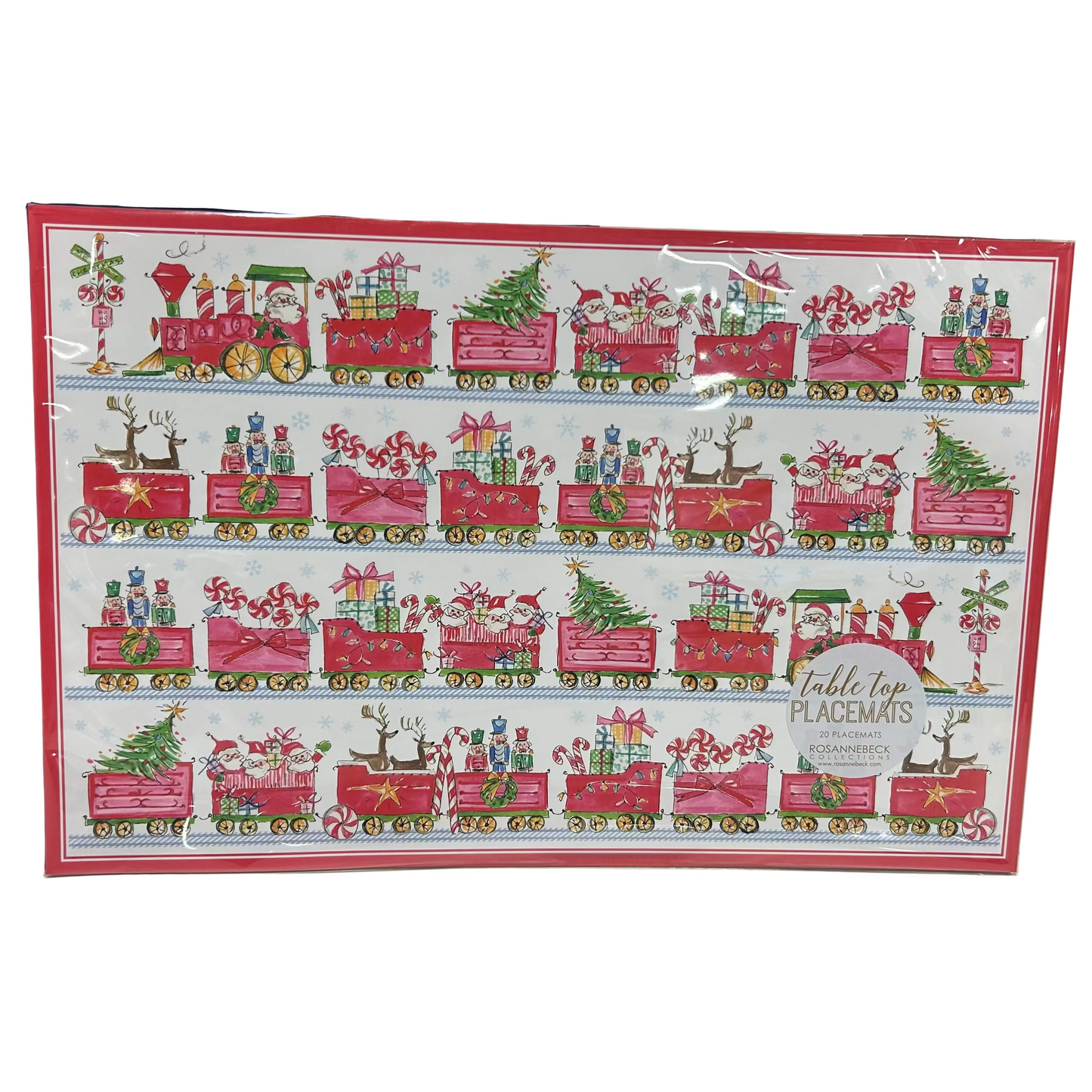 North Pole Express Trains Placemat