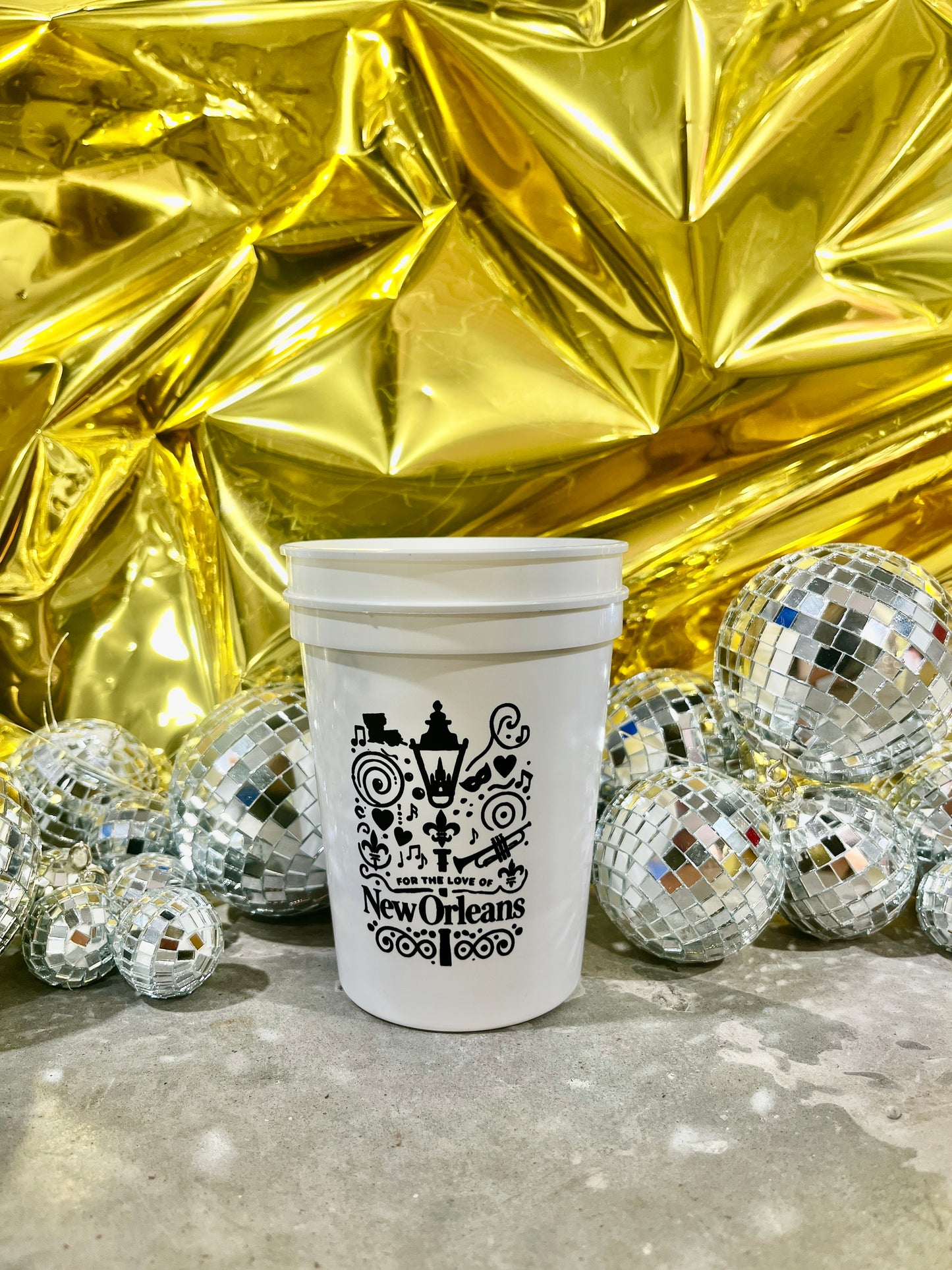 For the Love of New Orleans Cups