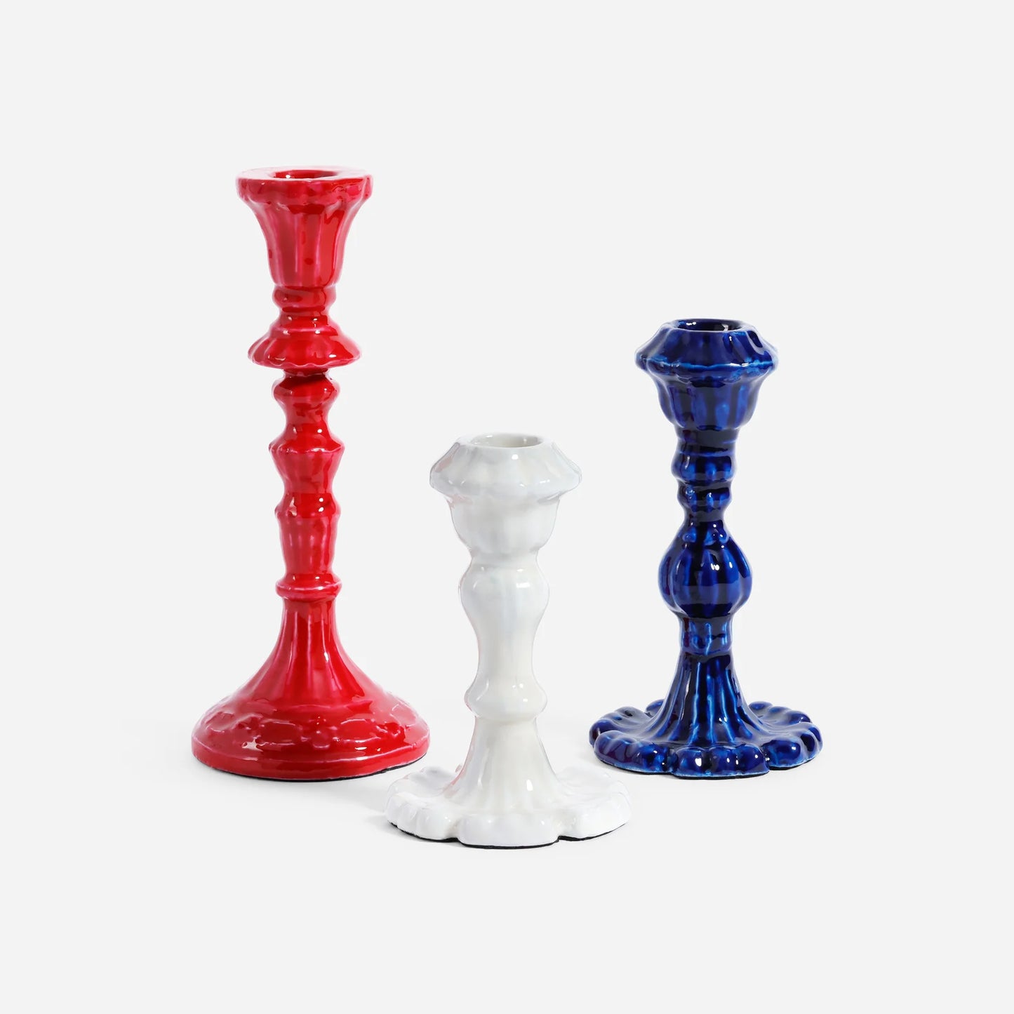 Americana Candle Holder Set