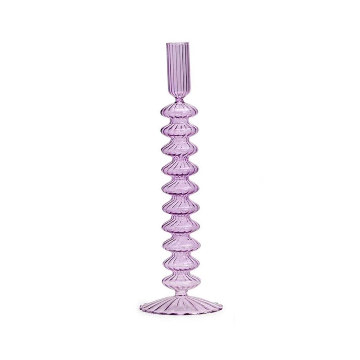 Glass Candleholders