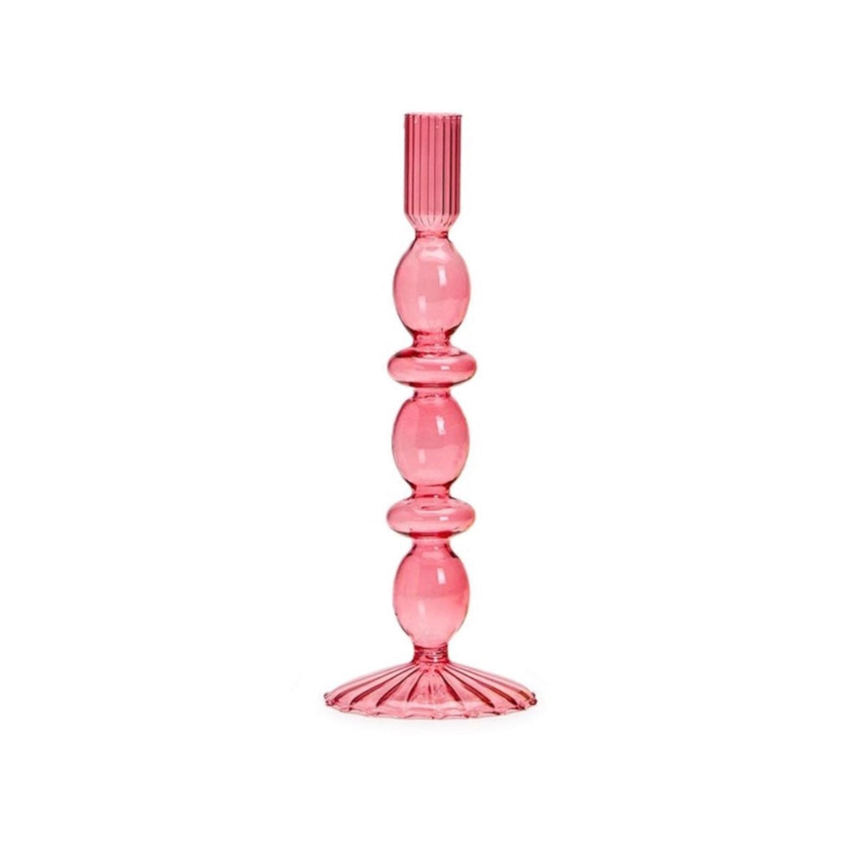 Glass Candleholders