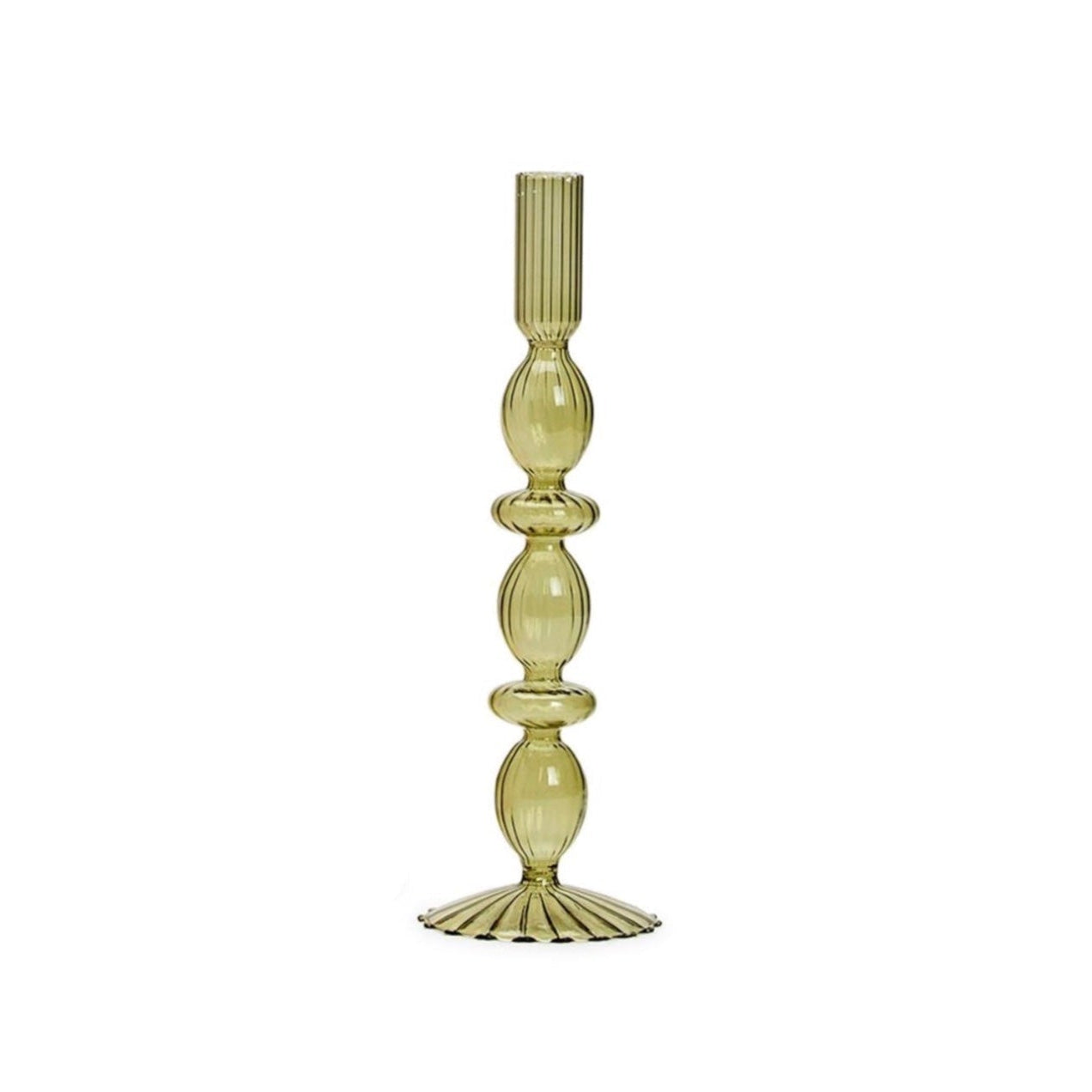 Glass Candleholders