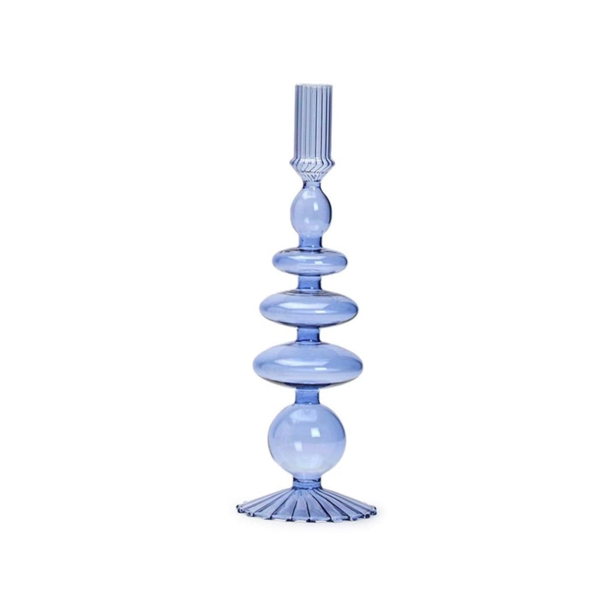 Glass Candleholders