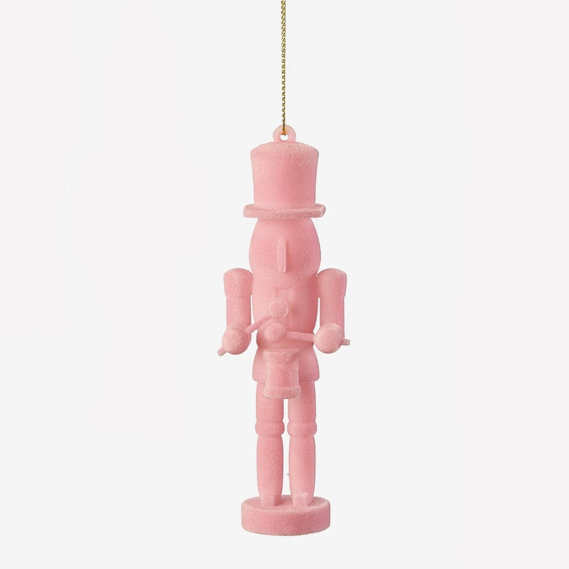 Flocked Toy Soldier Ornament