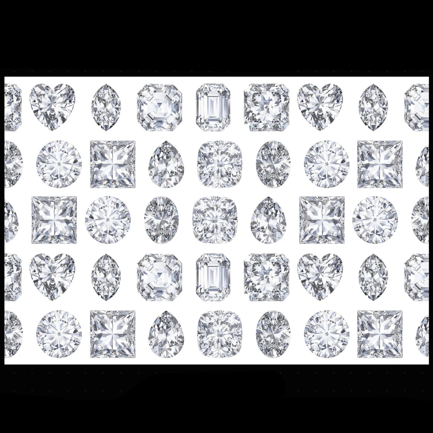 Bougie Diamonds Ice Placemats