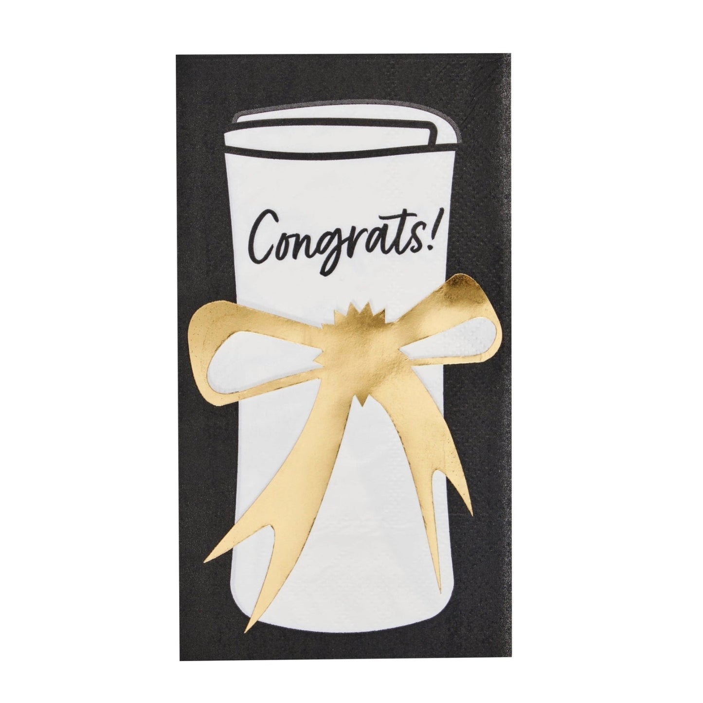 Classic Grad Diploma Guest Towels
