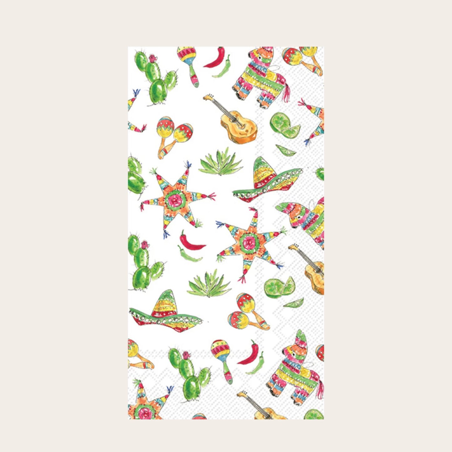 Fiesta Pattern Guest Towels