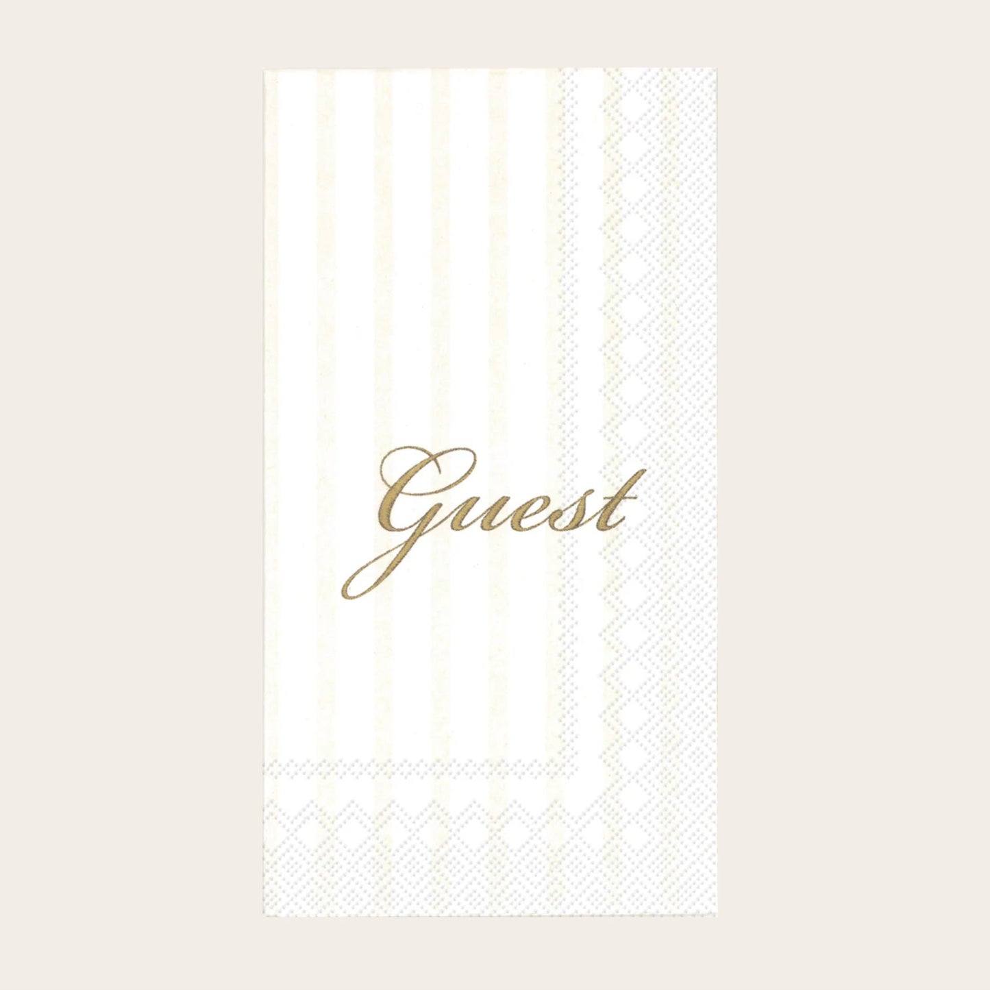 Stripes Monogram Guest Towel