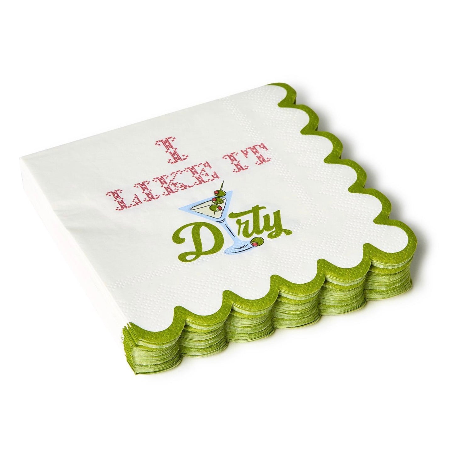 I Like It Dirty Martini Napkins