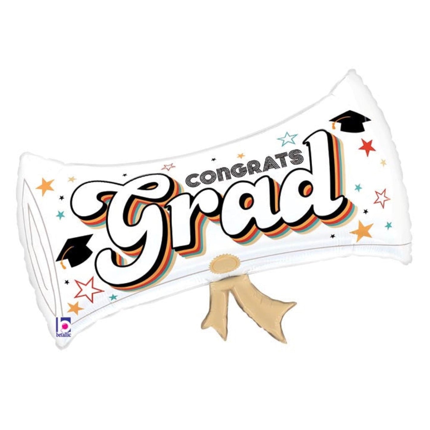 26" Retro Diploma Mylar