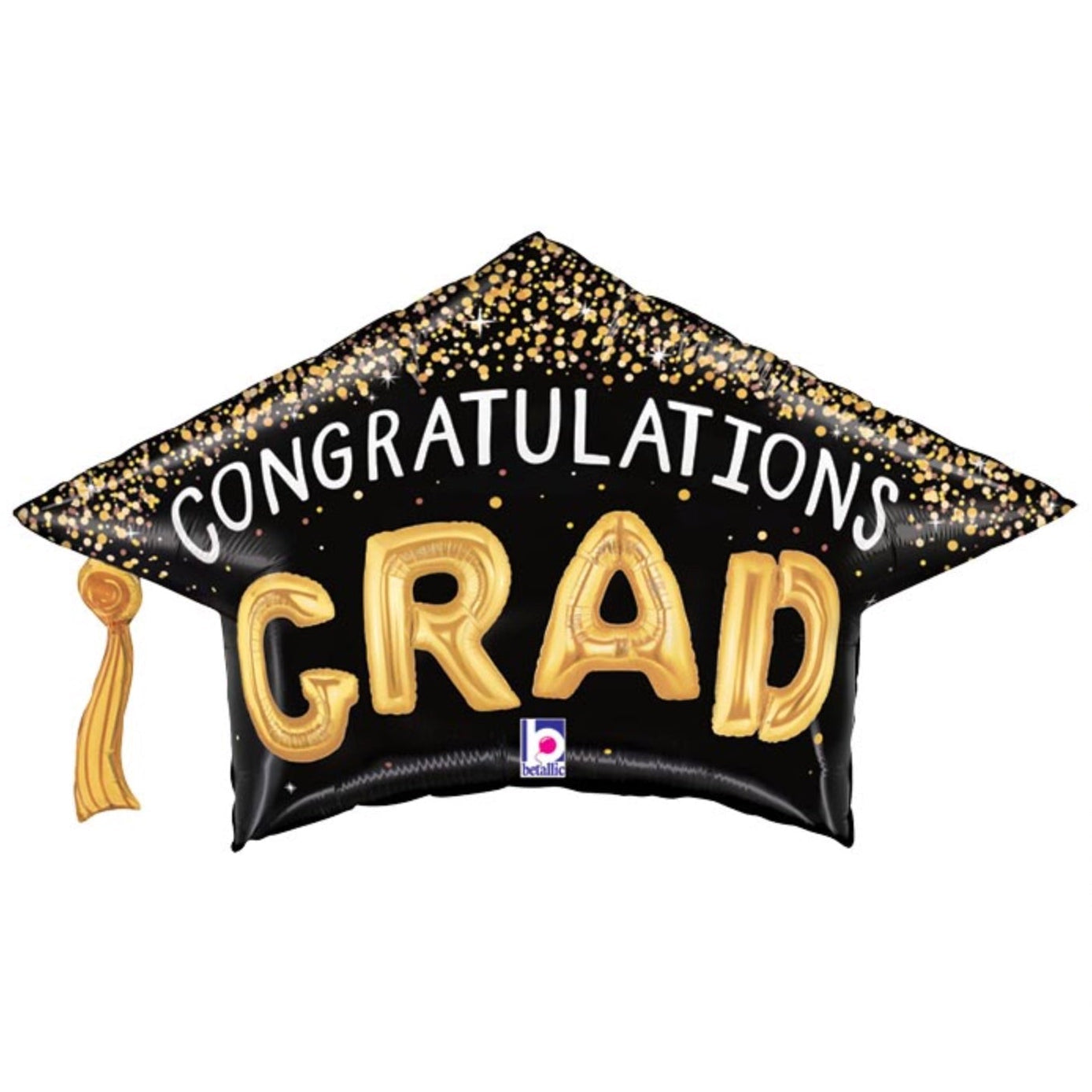 30" Congrats Grad Cap Mylar