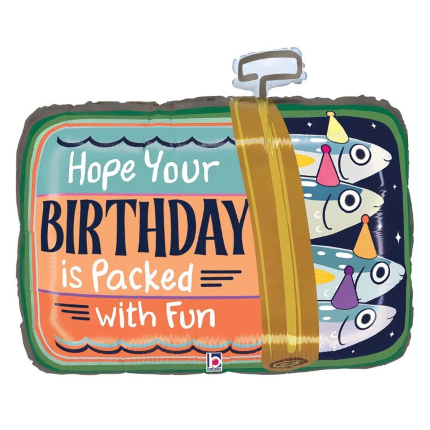 25" Birthday Sardines Mylar