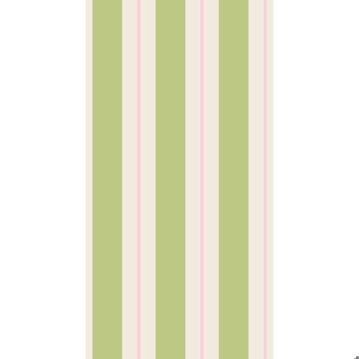 Green & Pink Awning Stripe Guest Napkins