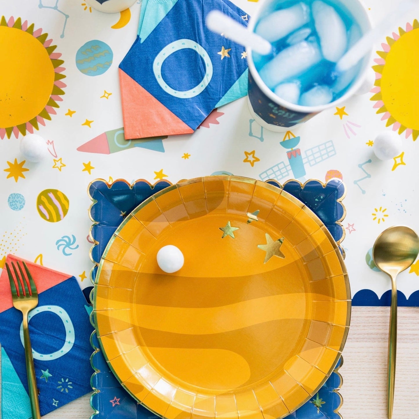 Space Paper Table Runner