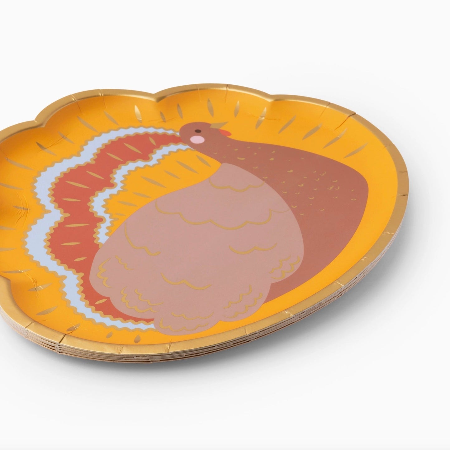 Charming Turkey Plates