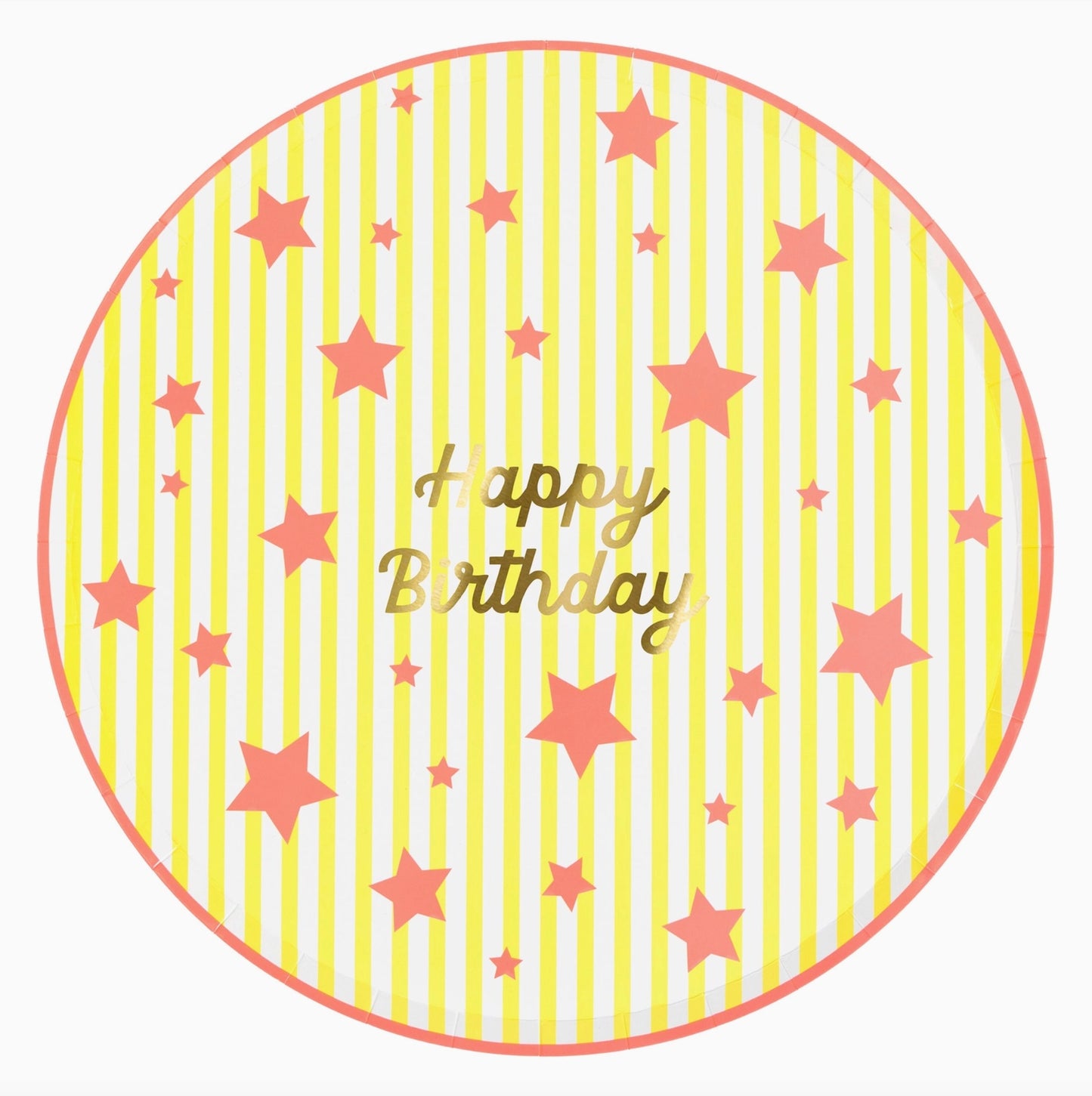 Bright Star Birthday Dinner Plates