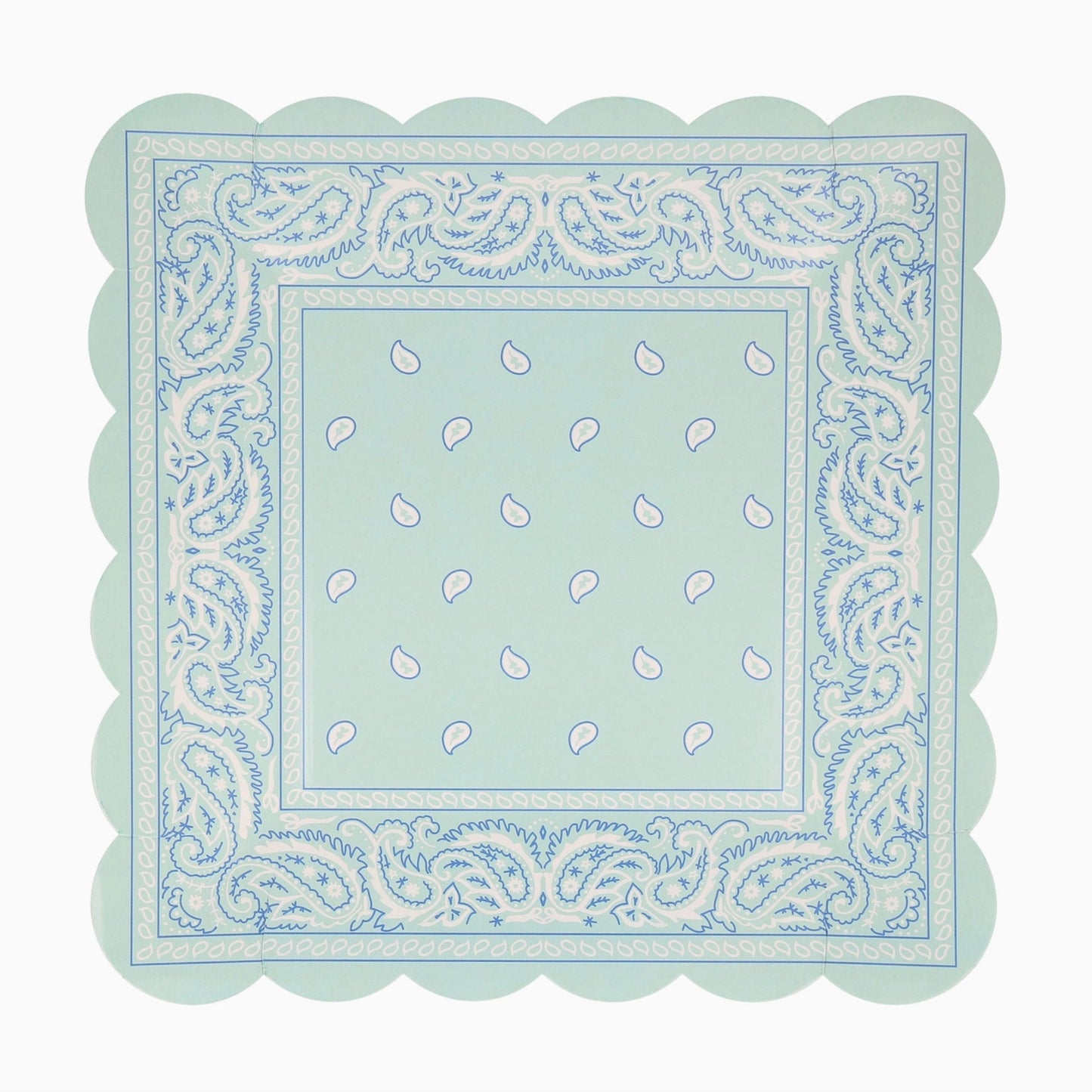 Western Bandana Square Plates
