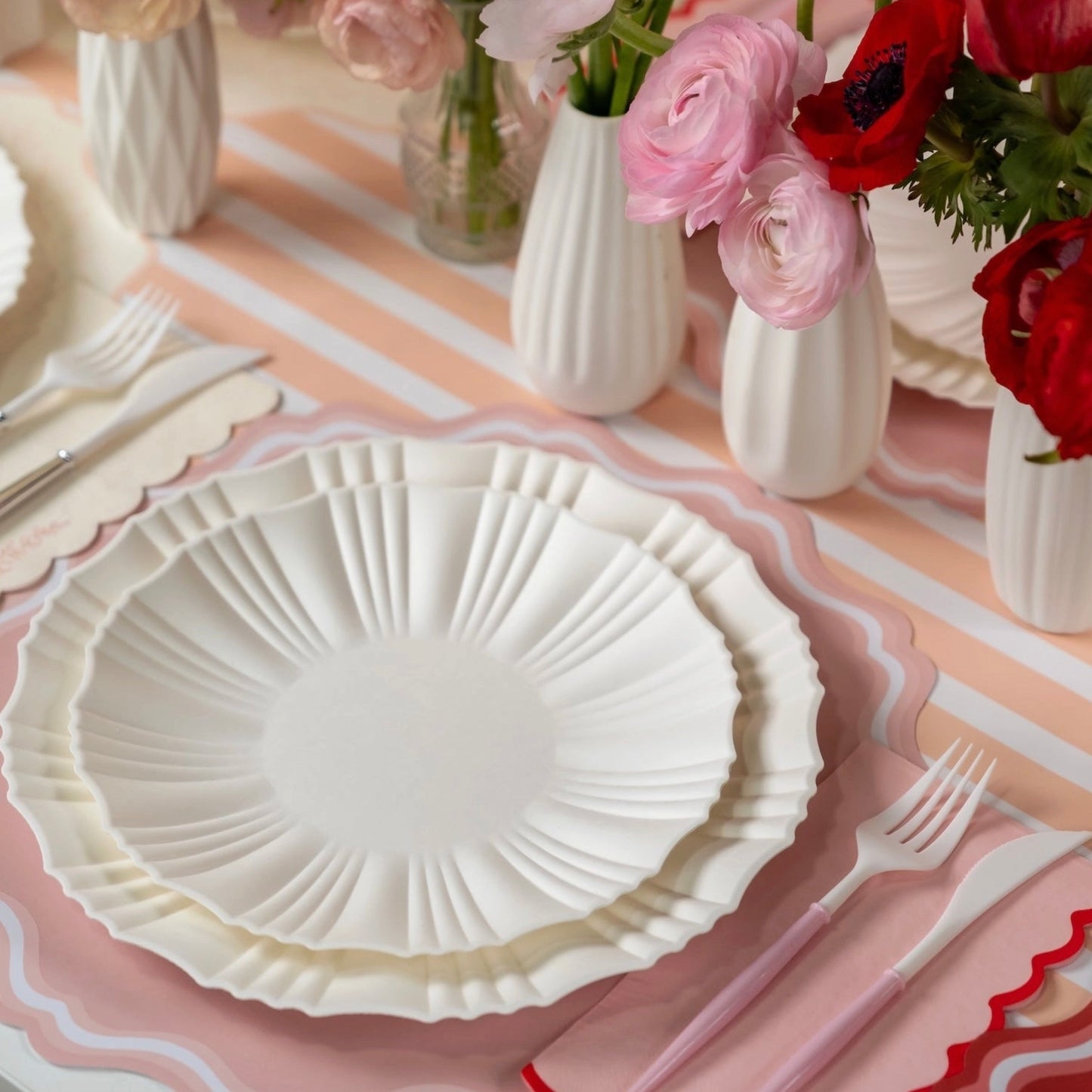 Cream Compostable Dessert Plates