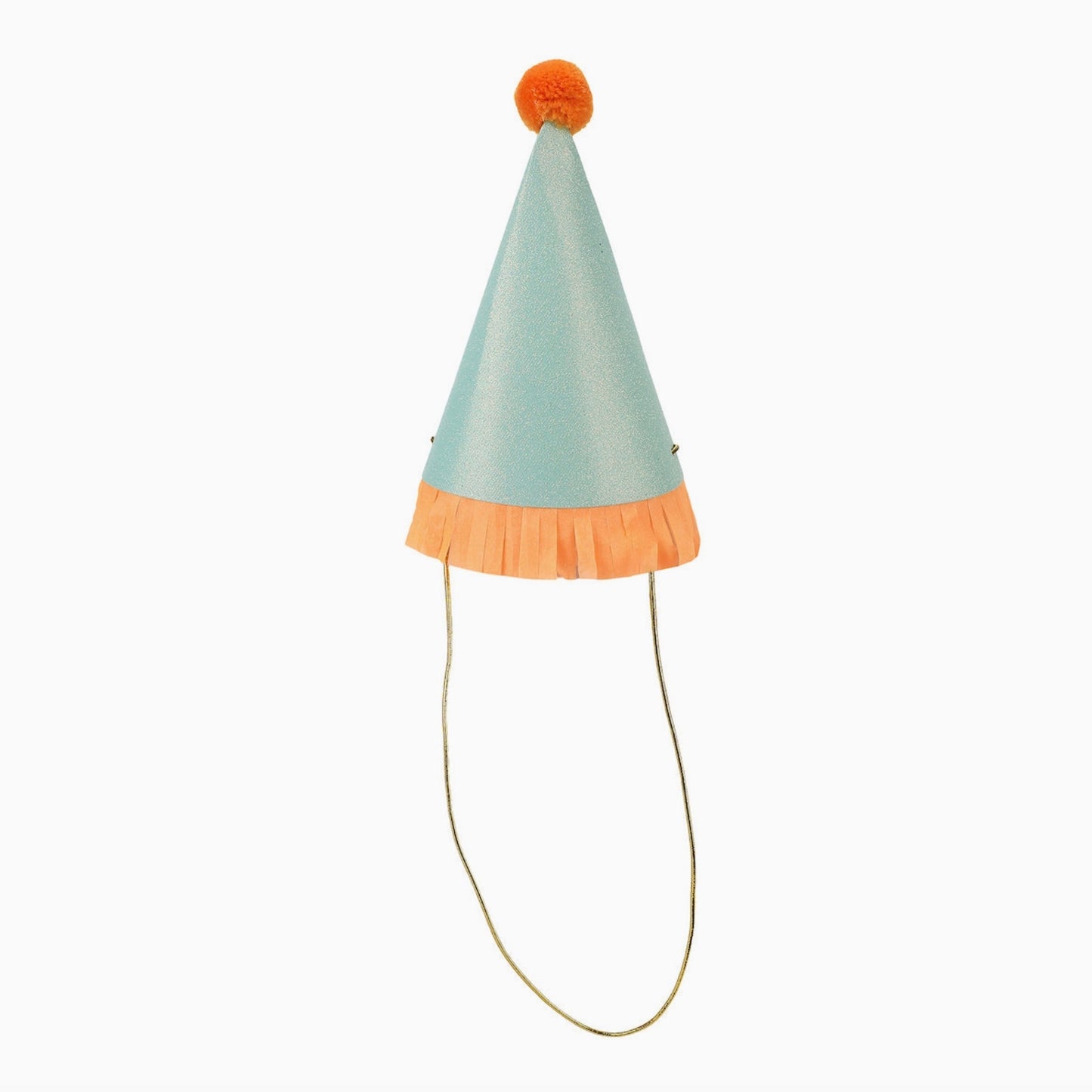 Mini Glitter Fringe Party Hats