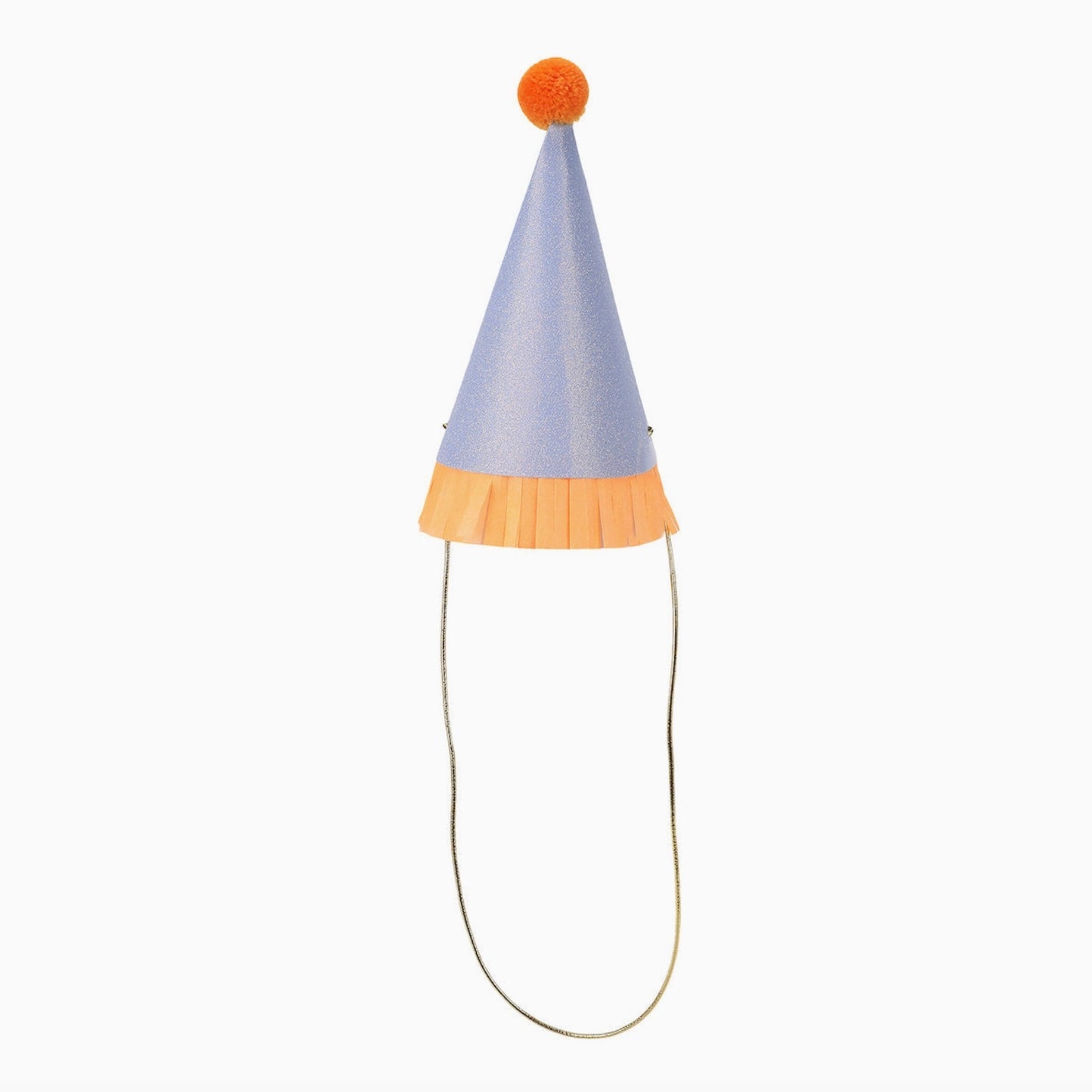 Mini Glitter Fringe Party Hats
