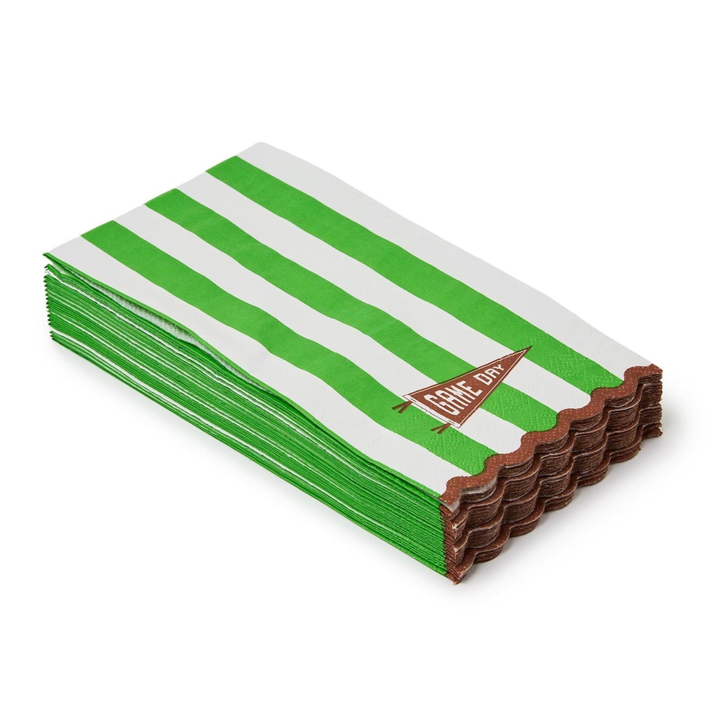 Game Day Scalloped Guest Towels