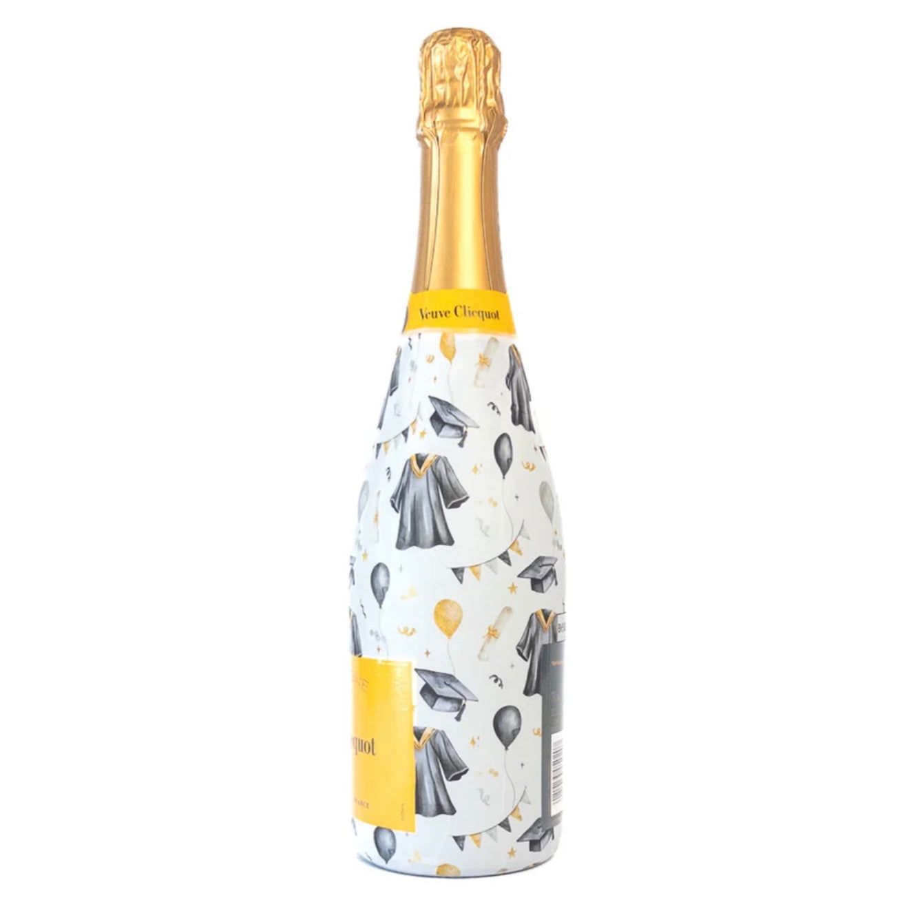 Beau Bottles Black and Gold Graduation - Veuve Edition