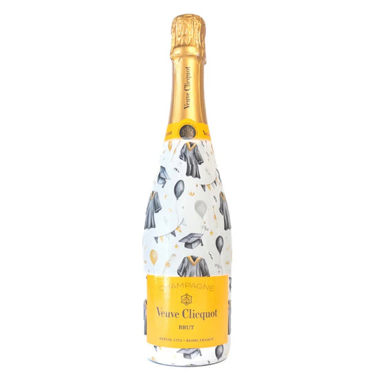 Beau Bottles Black and Gold Graduation - Veuve Edition