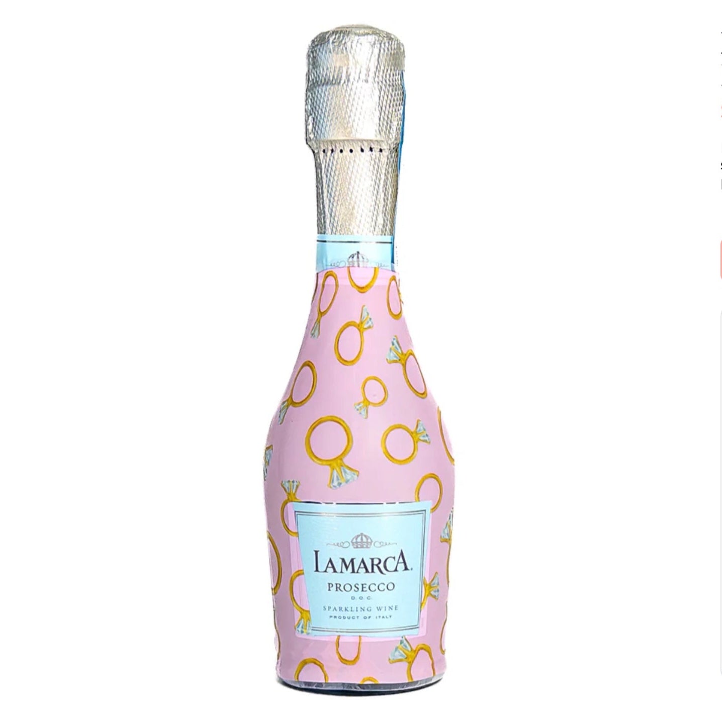 Beau Bottles Pink Engagement Ring - Mini La Marca Edition