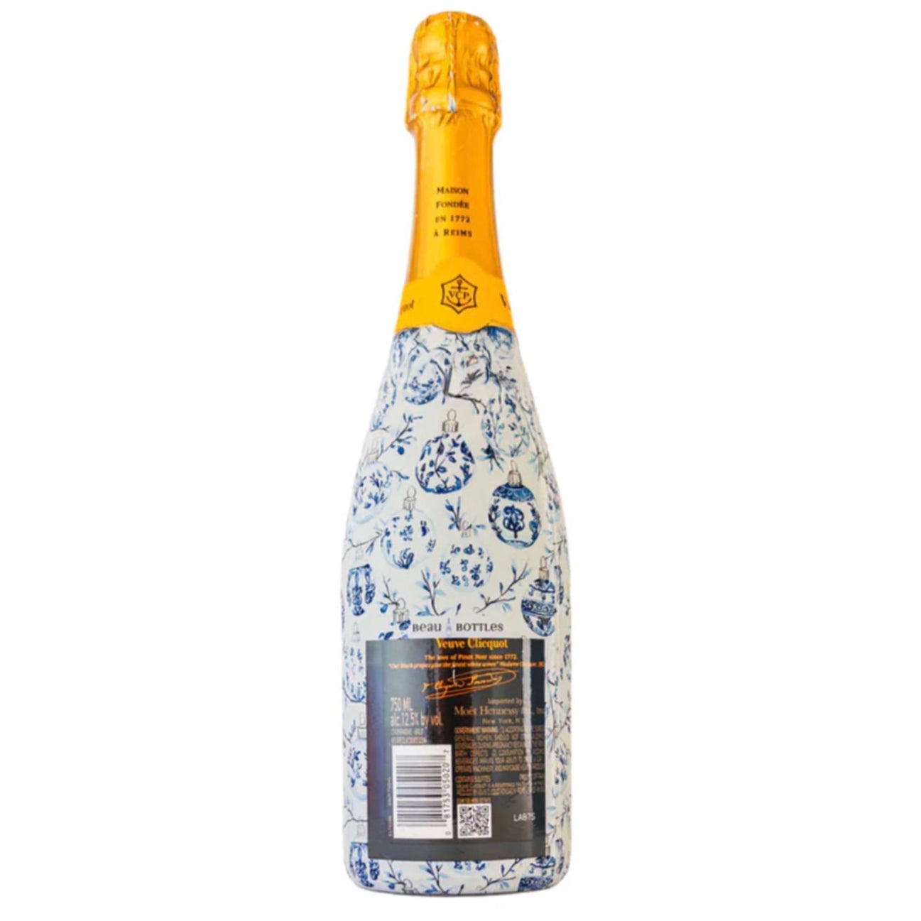 Beau Bottles Blue Ornaments - Veuve Edition