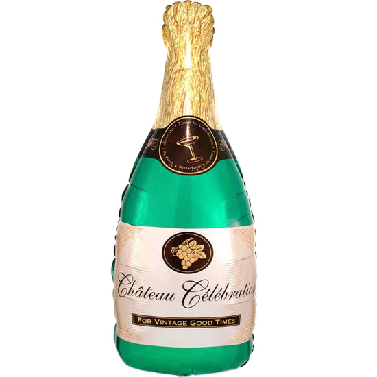 36" Champagne Bottle Mylar
