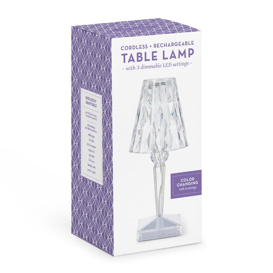 LED Cordless Crystal Table Lamp